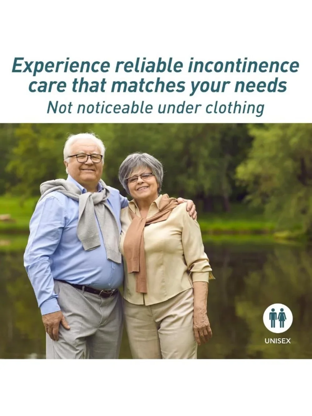 Absorbent Disposable Adult Underwear, Large (51-63 in), Unisex, 18 Count Pack